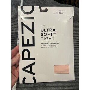 CAPEZIO Transition Dance Tight S/M Ballet Pink Ultra Soft self knit waist